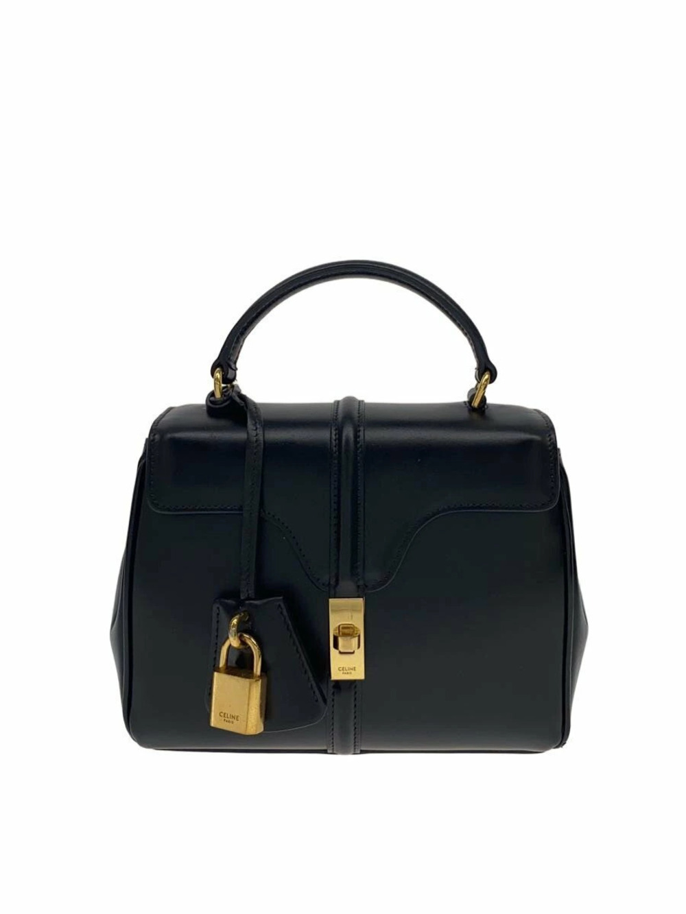 Celine Bag black satinated calfskin Leather Black
